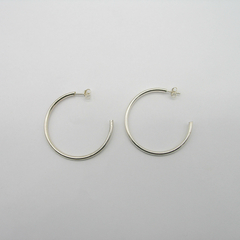 AROS CUBANOS PLATA GRUESO N°5 MEDIO