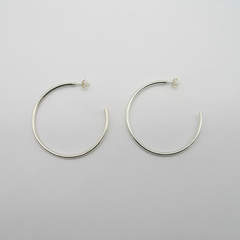 AROS CUBANOS PLATA GRUESO N°6 MEDIO