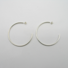 AROS CUBANOS PLATA GRUESO N°7 MEDIO