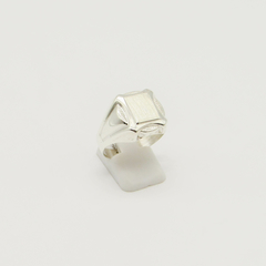 ANILLO SELLO DE HOMBRE HUECO PLATA S20
