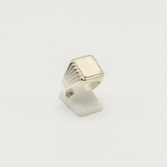 ANILLO SELLO DE HOMBRE HUECO PLATA S24