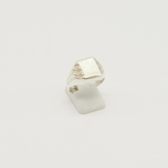 ANILLO SELLO DE HOMBRE HUECO PLATA S28
