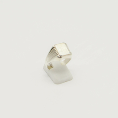 ANILLO SELLO DE HOMBRE HUECO PLATA S29