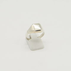 ANILLO SELLO DE HOMBRE HUECO PLATA S37