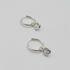 AROS CUBANOS PLATA COMUN N°000 CON DIJE CUBIC