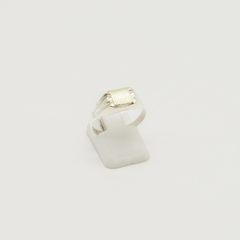 ANILLO SELLO DE HOMBRE HUECO PLATA S42