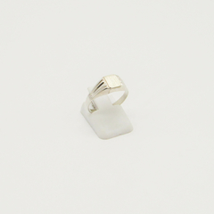 ANILLO SELLO DE HOMBRE HUECO PLATA S43