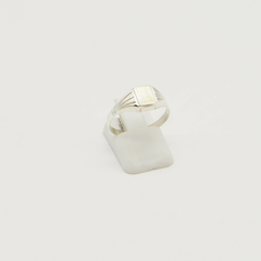 ANILLO SELLO DE HOMBRE HUECO PLATA S44