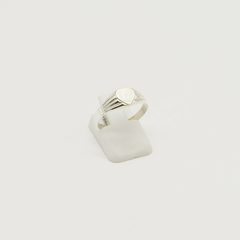 ANILLO SELLO DE HOMBRE HUECO PLATA S48