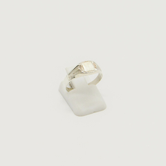 ANILLO SELLO DE HOMBRE HUECO PLATA S49