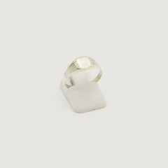 ANILLO SELLO DE HOMBRE HUECO PLATA S52