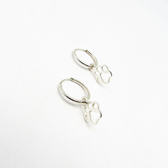 AROS CUBANOS PLATA FINO N°000 CON DIJE HUELLA