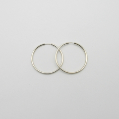 AROS CUBANOS PLATA GRUESO N°5