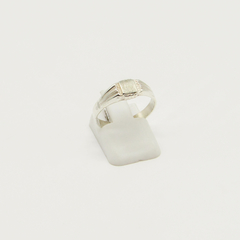 ANILLO SELLO DE HOMBRE HUECO PLATA S51