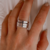 Anillo Triple Giratorio