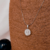 Virgen Niña Plata sobre Nacar - comprar online