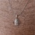 Virgen Niña Plata sobre Cristal en internet