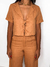 Blusa Colete Manguinha Amarração - loja online