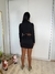 Conjunto Cropped Manga e Saia Curta