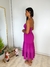 Vestido Midi Amarração Corda na internet