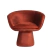 cadeira-platner-veludo-decoração-terracota