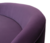 sofá-arco-curvo-veludo-roxo