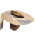 Mesa de jantar com tampo em mármore azul design assinado