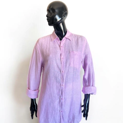 Camisa Linho Lilás