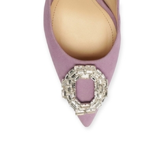 Scarpin Arezzo Lilás Nobuck - LA VIE MODA SUSTENTÁVEL