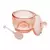 Meleira de Cristal com Colher Pearl Rosa 10cm x 8cm x 7cm - Wolff na internet