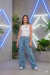 Calça Jeans Wide Leg Destroyed