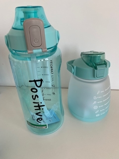 BOTELLA POSITIVE+BOTELLA MOTIVACIONAL