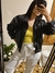 Campera bomber silver vika black