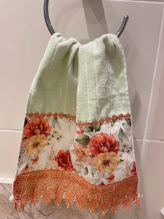 Toalha Lavabo Bella Verde na internet
