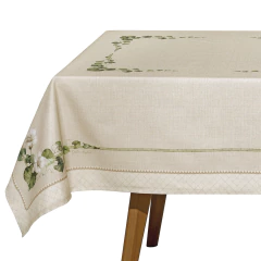 Toalha De Mesa Quadrada 8 lugares Digital Botânica - loja online