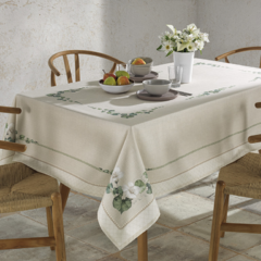 Toalha De Mesa Quadrada 8 lugares Digital Botânica na internet