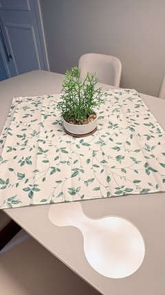Toalha Decorativa Quadrada Jardim 78 x 78 cm - Twins Decor