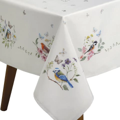 Toalha De Mesa Retangular 8 lugares Digital Pássaros na internet