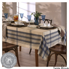 Toalha De Mesa Retangular 6 lugares Digital Luna