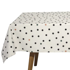 Toalha De Mesa Quadrada 4 lugares Clean Menu - Twins Decor