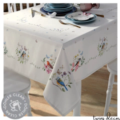 Toalha De Mesa Retangular 8 lugares Digital Pássaros - comprar online