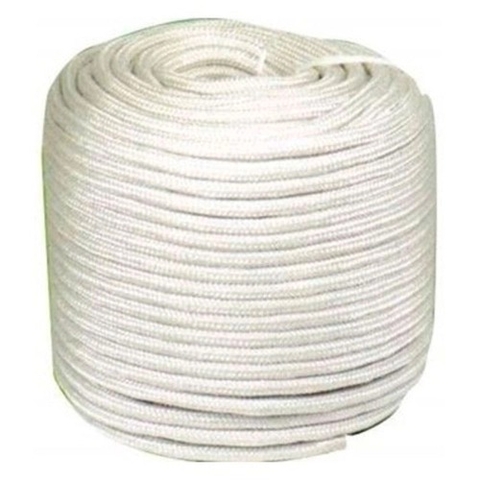 CORDA PAMPA BRANCA TRANÇADA 10MM 100 METROS