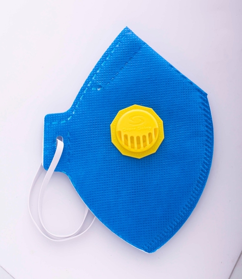 MASCARA N-95 SUPER-SAFTY AZUL PFF2 C/V. ELAST. NUCA CA 44595