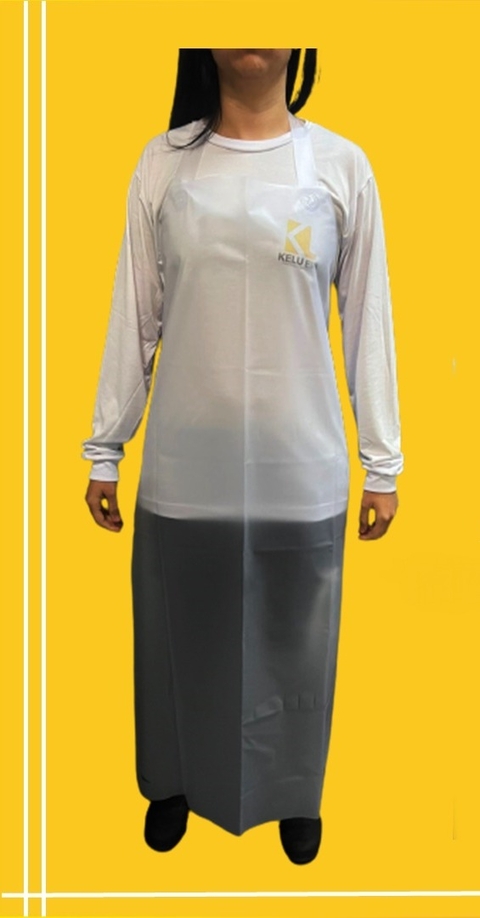 AVENTAL DE VINIL TRANSPARENTE TIRAS SOLDADAS CA 42326