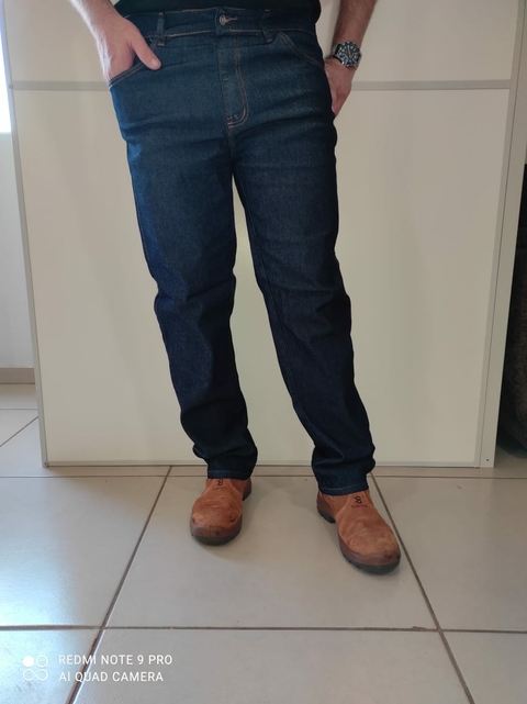 CALÇA JEANS AZUL ESCURA ALGODÃO PRD