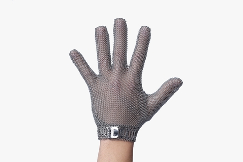 LUVA ANTICORTE MALHA DE AÇO CHINA MEX 5 DEDOS CA 32234