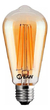 Lámpara Led Vintage St64 Filamento 7w E27 Baw Color De La Luz Super Calida
