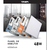 Pack X5 Panel Led De Embutir 60x60 48w Trefi Luz Fria - comprar online