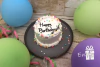 Mini Pastel 1-2 Personas - Happy Birthday