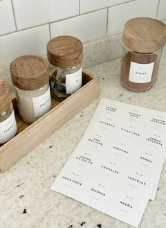 Plancha etiquetas Cocina
